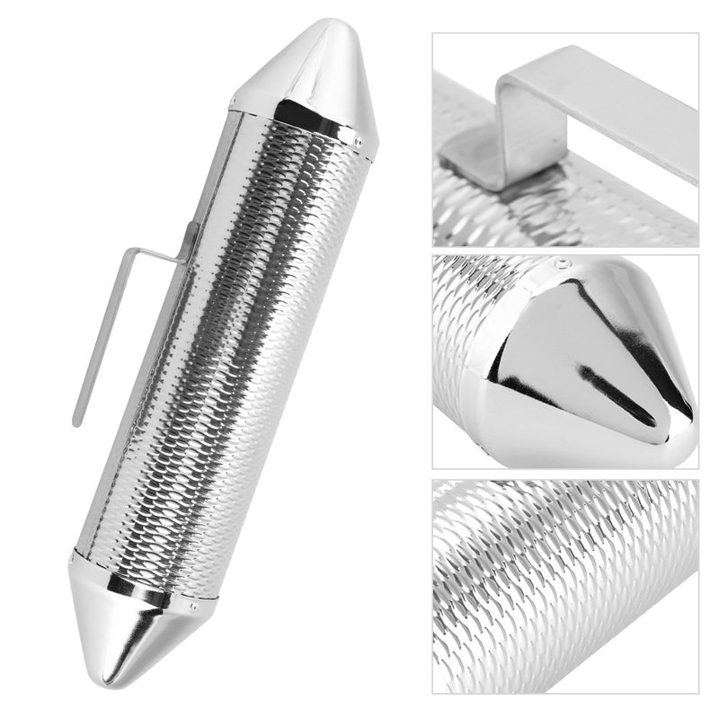 Stainless Steel Guiro, Durable Guiro with ScraperMusical Percussion Instrument with Scraper