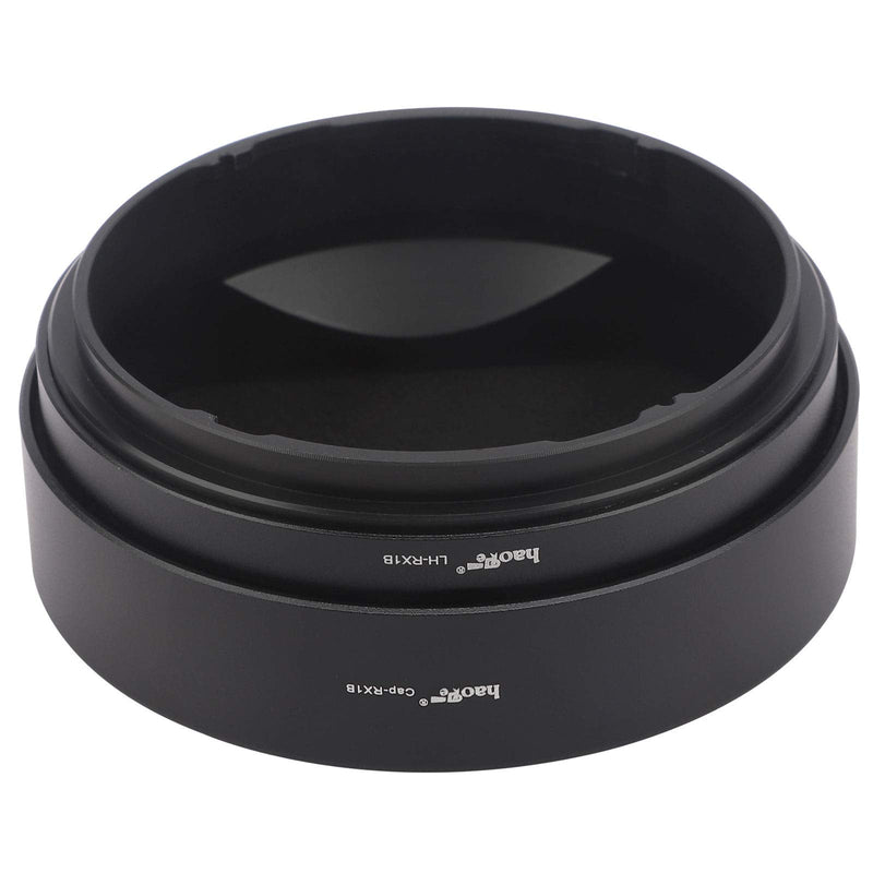 Haoge LH-RX1B Square Metal Bayonet Lens Hood Shade for Sony RX1 RX1R RX1RII rx1m2 and FE 35MM F2.8 55MM/F1.8 E Mount Lens