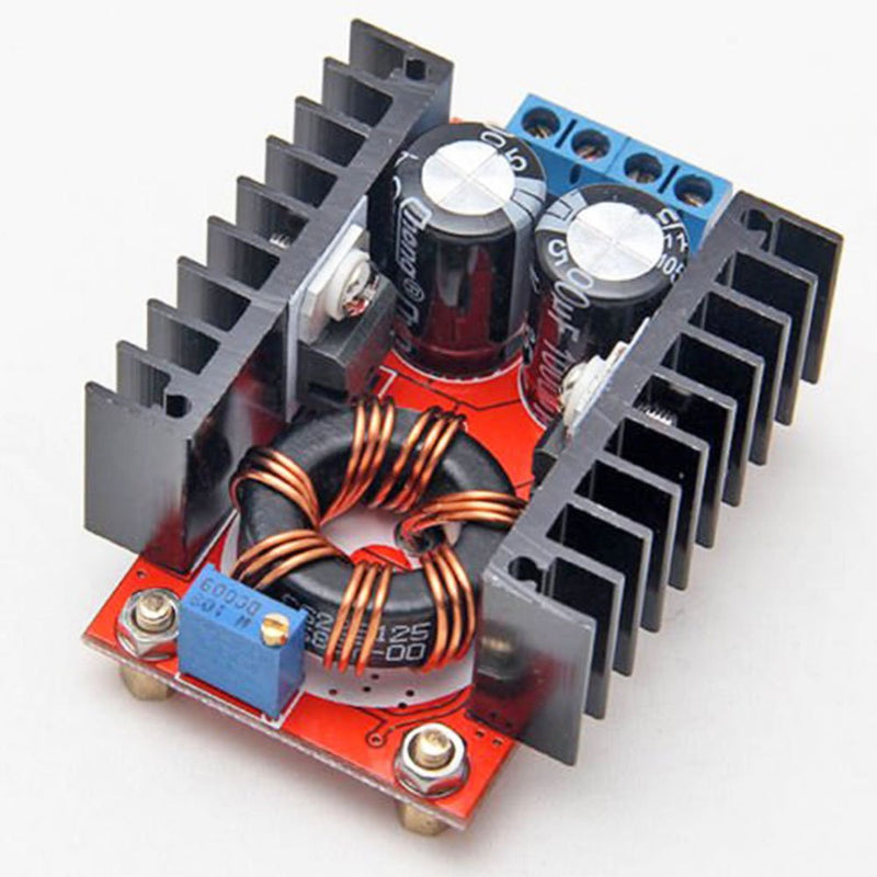 Gowoops 2PCS 150W DC-DC 10-32V to 12-35V Step Up Boost Converter Module Adjustable Power Voltage