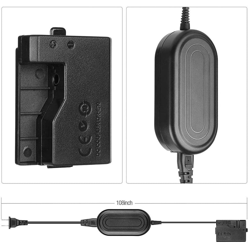 ACK-E10 AC Power Adapter kit for Canon EOS Digital Cameras Replacement for LP-E10 Battery