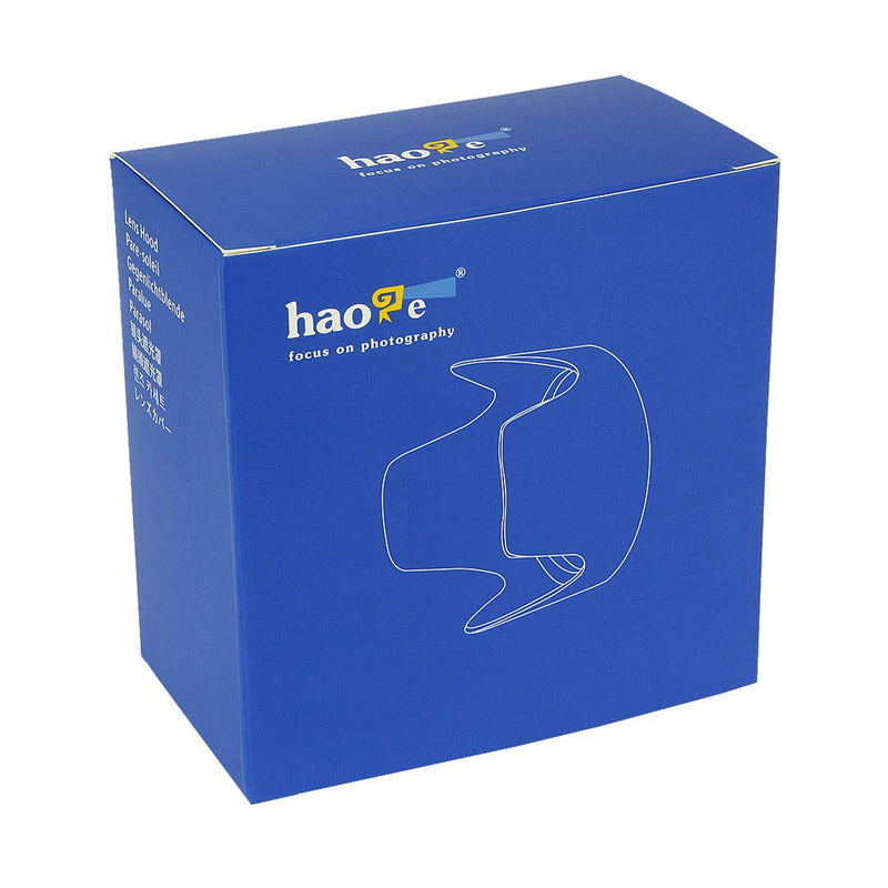 Haoge Bayonet Lens Hood for EF-S 17-85mm f4-5.6 is USM and Canon EF-S 18-135mm f3.5-5.6 is, is STM Lens Replaces Canon EW-73B