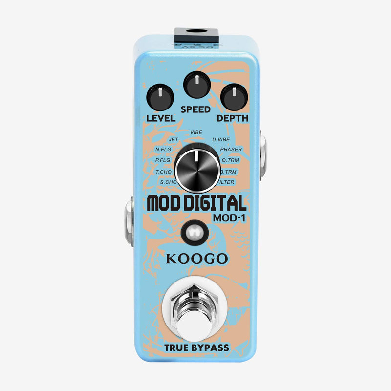 [AUSTRALIA] - Koogo Guitar Modulation pedal Digital Mod Station Pedals with 11 Kinds Classic Effect for Electric Guitar 