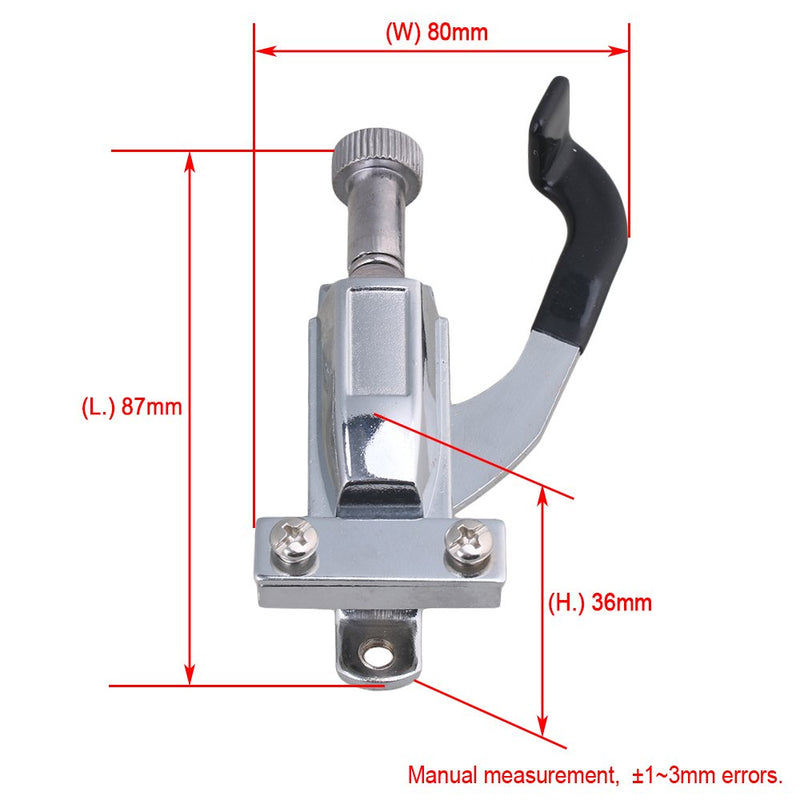 [AUSTRALIA] - Mxfans Type C Silver Metal Strainer Snare Drum Set Butt End without Screw 