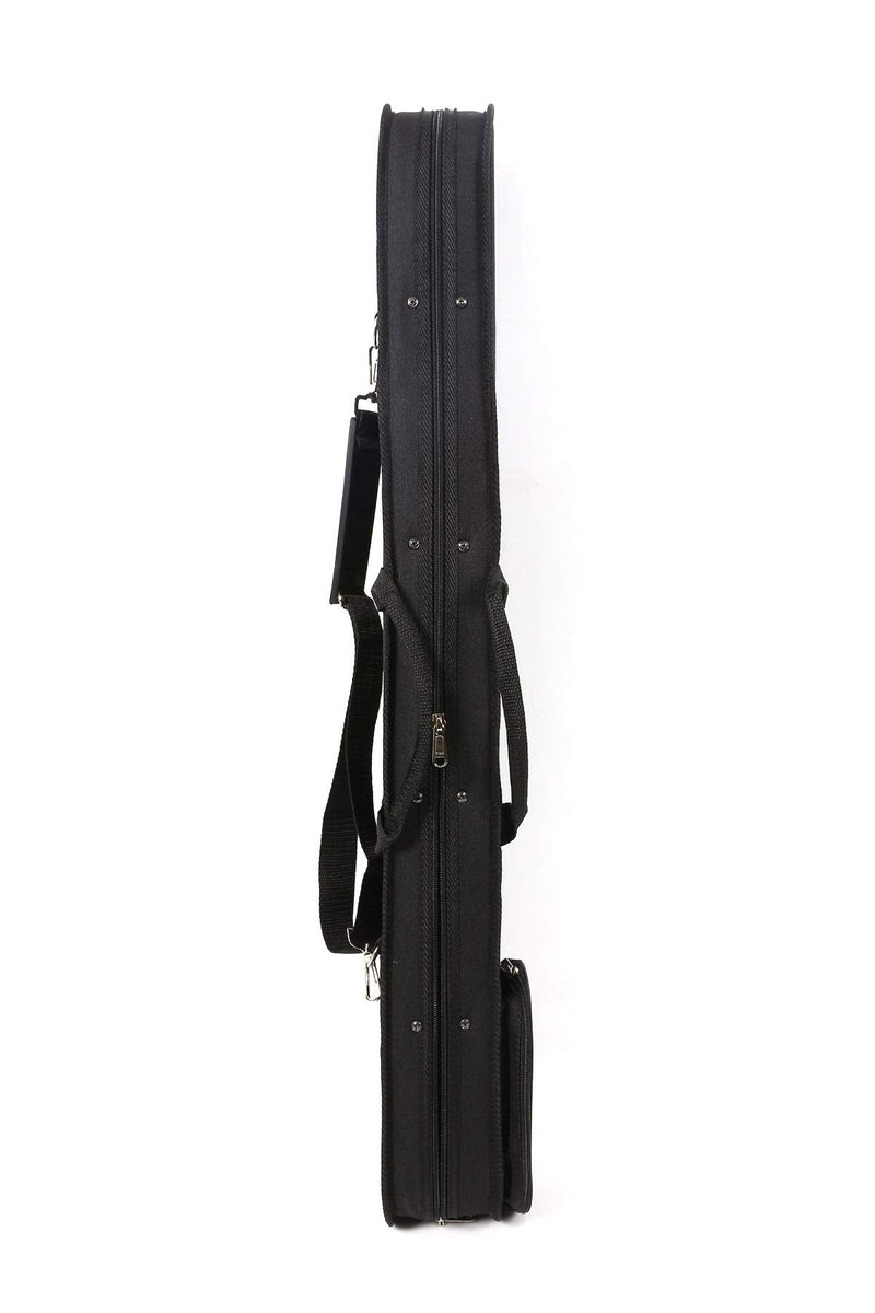 music-life New Double bass Bow case for German French Bass Bow Hold 2pcs Bow Bag Strong