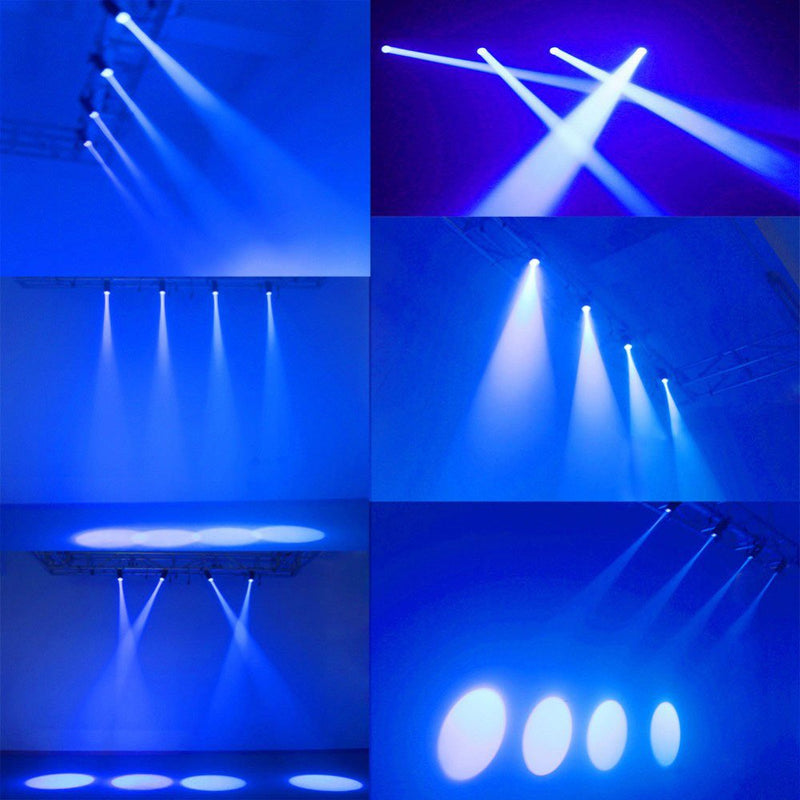 [AUSTRALIA] - 【Early Black Friday】3W Blue LED Spotlight, LED Pinspot Light Stage Beam Light, DJ Ball Light for KTV Bar Party Lighting 