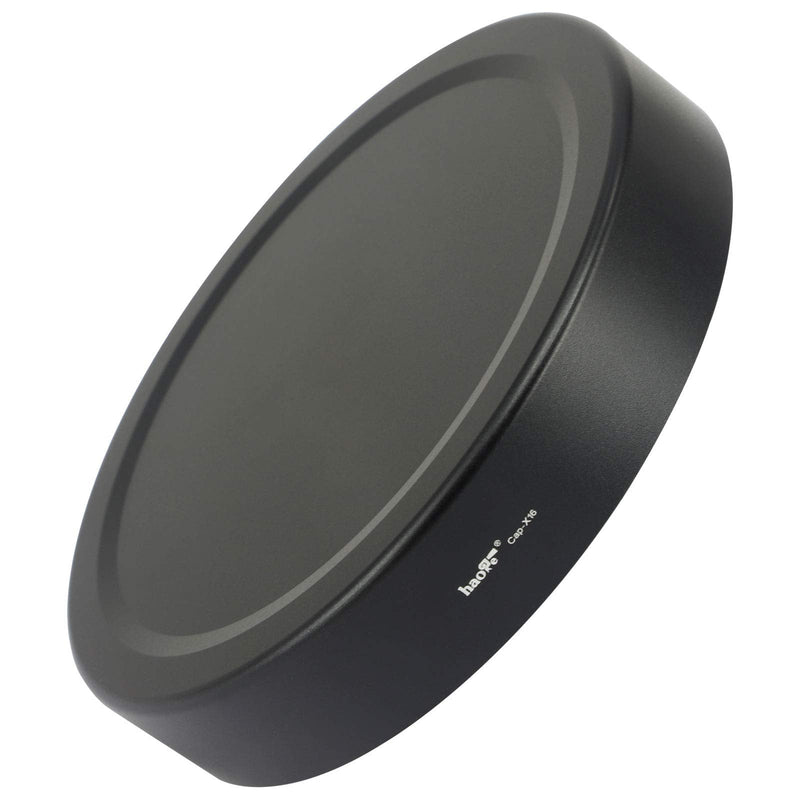 [AUSTRALIA] - Haoge LH-X16B Square Metal Lens Hood Shade with Metal Cap for Fujifilm Fuji Fujinon XF 16mm F1.4 R WR Lens xf16mm/f1.4 on Camera XS-10 X-H1 X-Pro3 X-Pro2 X-Pro1 X-T4 X-T3 X-T2 X-T1 X-T30 X-T20 