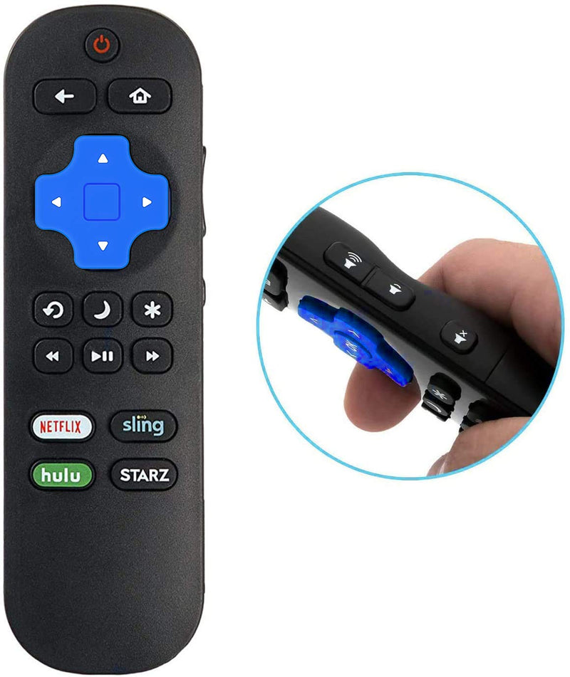 LC-RCRUS-18 Remote Control Compatible with Sharp Roku TV LC-32LB591U LC-55LBU591U LC-50LBU591U LC-43LBU591U LC-65LBU591U LC-32LBU591U 398GR10BESPN0002 LC-32LB481U LC-43LB481C LC-43LB481U Yellow Case with Yellow case