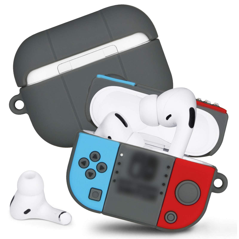 OCTT Case Compatible for Airpods Pro case,Cute Cartoon Character Silicone Case Cover Compatible with Airpods Pro Charging Case Game Switch Case
