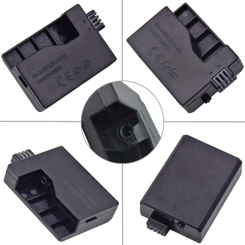 TKDY ACK-E5 AC Power Adapter DR-E5 DC Coupler Charger Kit for Canon EOS Rebel XSi XS T1i 450D 500D 1000D Kiss F X2 X3 DSLR Cameras.