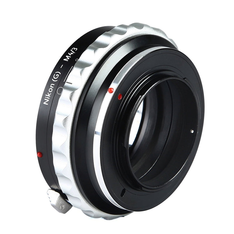 Adapter to Convert Nikon F-Mount Lens to MFT Lens for Mirrorless Micro Four Thirds M4/3 Digital Camera (D and G Type Lens)