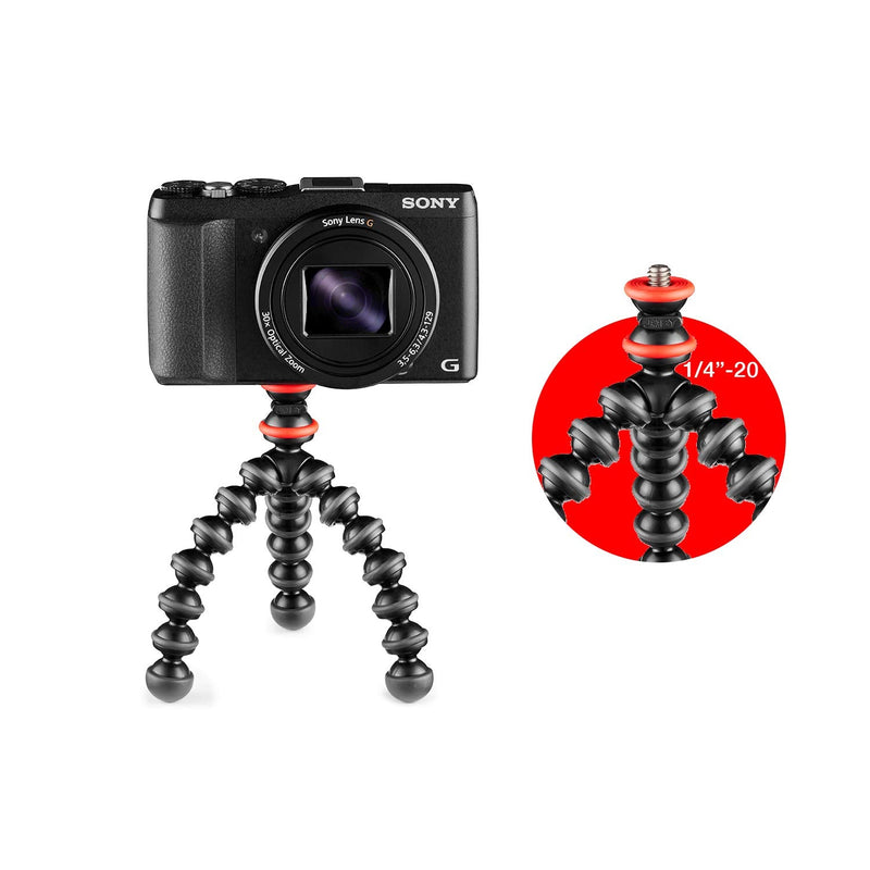 Joby JB01571-BWW GorillaPod Starter Kit, Flexible Mini Tripod with Universal Smartphone Clamp, GoPro and Torch Mount Up to 325 g Payload