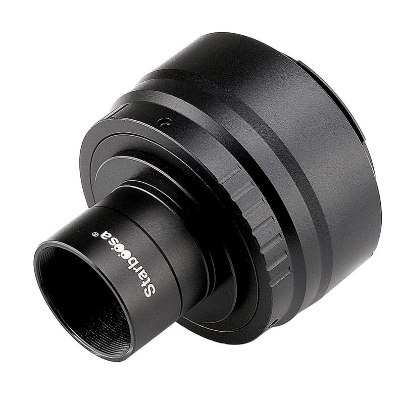 Starboosa Telescope Camera Adapter Mount for Full-Frame mirrorless Canon EOS R Series - with 1.25 inch T Adapter - for Telescope Prime Focus and Photography