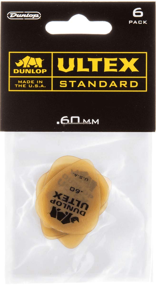 Dunlop 421P.60 Ultex Standard, .60mm, 6/Player's Pack