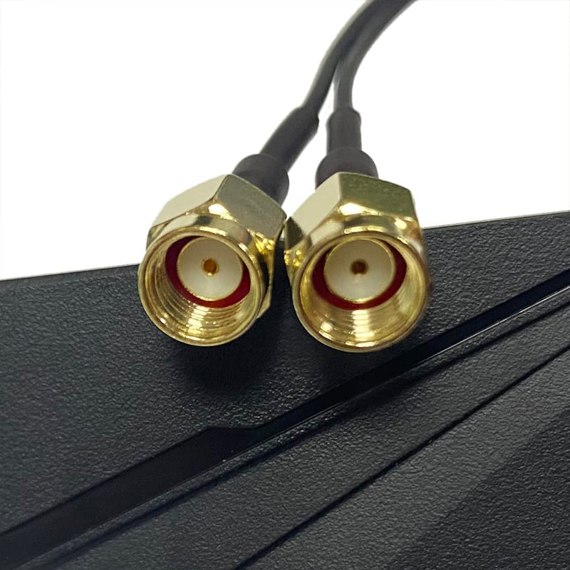 SAMXI WiFi 2T2R Antenna 2.4G/5G Dual Band for GIGABYTE AORUS Z390 Z490 Z590 X470 X570 X570S X570I H470 B460 H470I B450 B550 B560 B560I