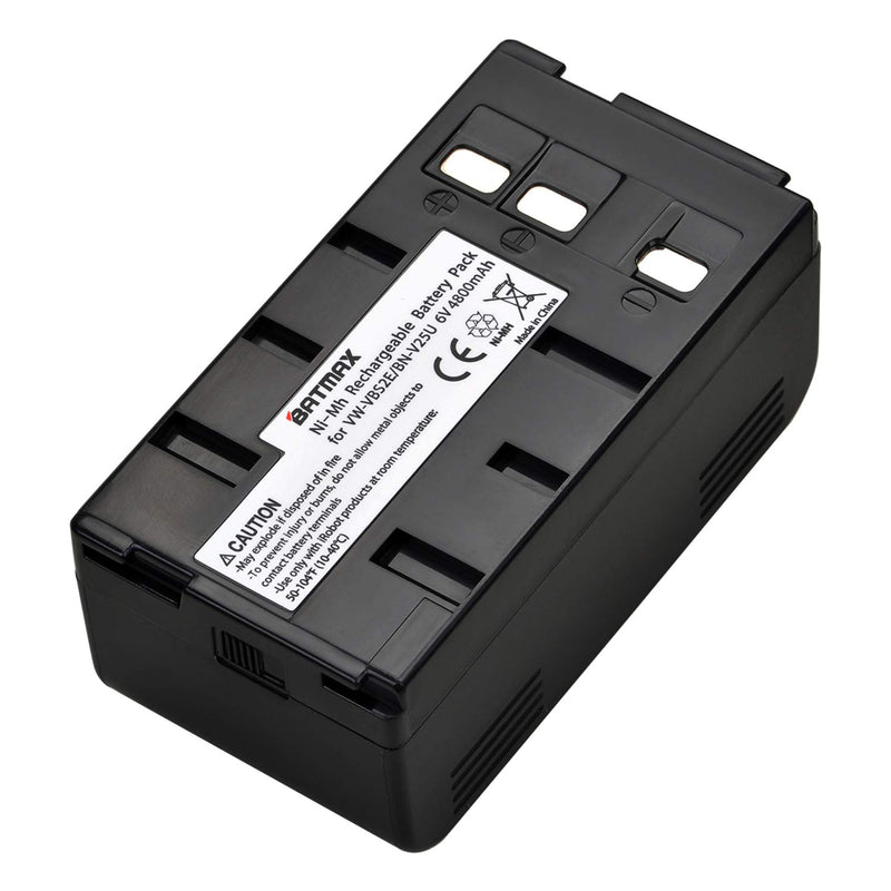 [AUSTRALIA] - Batmax 1Pc 4800mAh BN-V25U Battery for JVC BN-V10U, BN-V11U, BN-V12U, BN-V14U, BN-V15, BN-V18U, BN-V22U, BN-V24U, BN-V25U PANASONIC PV-BP15 PV-BP17 Cameras 