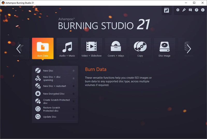 [AUSTRALIA] - Burning Studio 21 for Windows 10 / 8.1 / 7 - burn and copy your videos, photos, music to CD, DVD & Blu-ray - additional functions - create covers, inlays, disk labels 