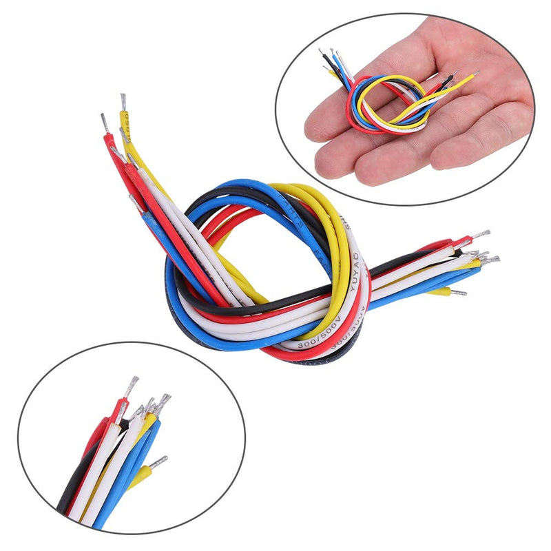 10 Pcs Electric Guitar Wire, 9 cm /19 cm Guitar Wire Cable for Electric Bass Guitar (19cm) 19cm