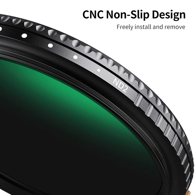[AUSTRALIA] - K&F Concept 52mm Variable ND Filter ND2-ND400 (1-9 Stops) with Putter HD 28 Multi-Layer Coatings Import AGC Glass Adjustable Neutral Density Filter for Camera Lens 