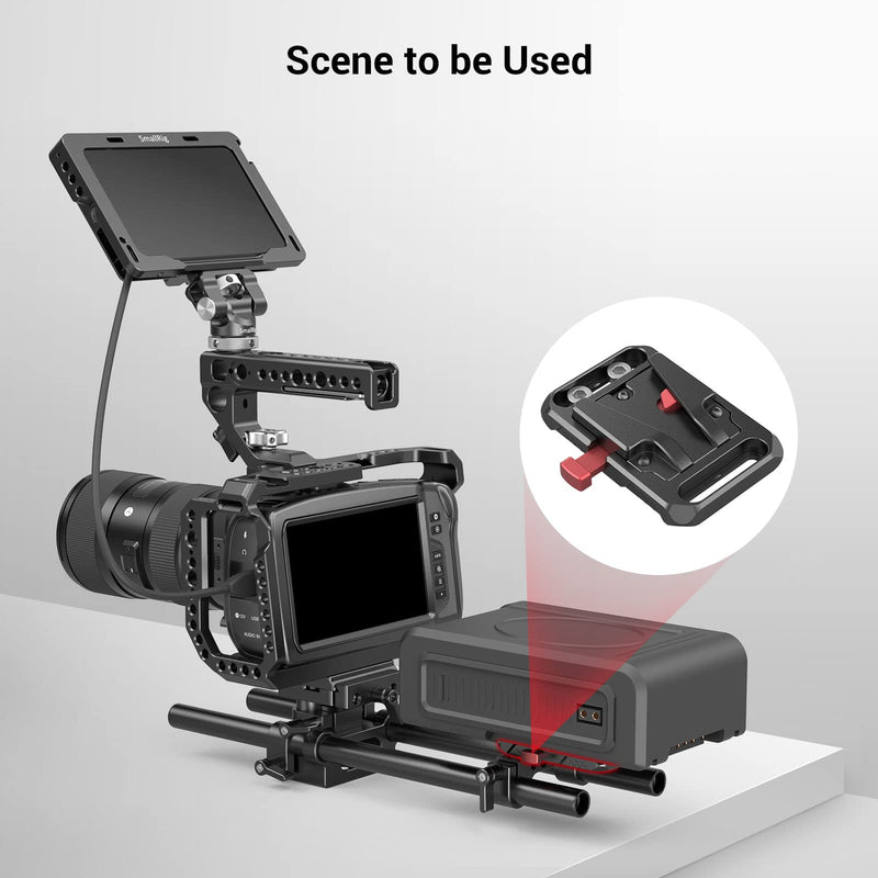 SMALLRIG Mini V-Lock Mount Battery Plate - 2987