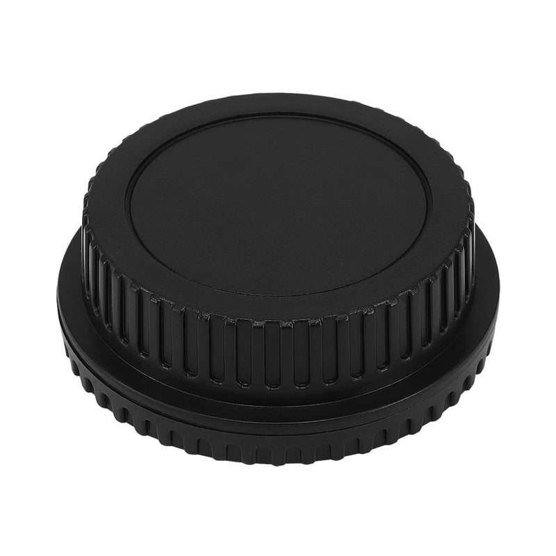 Haoge Camera Body Cap and Rear Lens Cap Cover Kit for Canon EOS EF EF-S EFS Mount Camera Lens Such as 10D 20D 30D 40D 50D 60D 70D 77D 80D 90D 1D 1DC 1Ds 1DX 5D 5DS 6D 7D Mark I II III IV for Canon EOS Mount