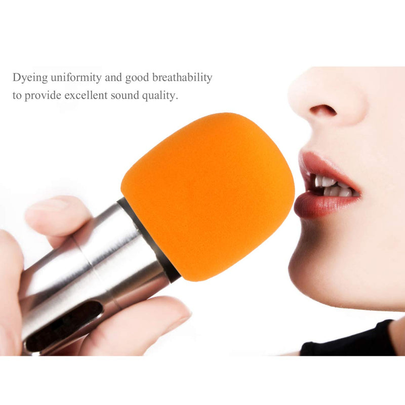 [AUSTRALIA] - Milisten 10 Colors Microphone Soft Foam Handheld Stage Mic Windshileds Microphone Windscreens Covers 