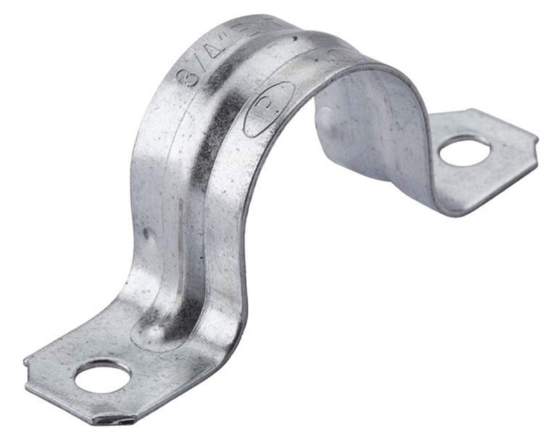 [AUSTRALIA] - Halex, 1 in. Electrical Metallic Tube (EMT) 2-Hole Strap , 61610B, 50 per pack 1" in. Trade Size, 50 Per Pack 