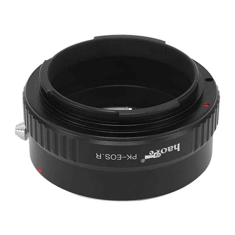 Haoge Manual Lens Mount Adapter for Pentax K PK Lens to Canon RF Mount Camera Such as Canon EOS R RP