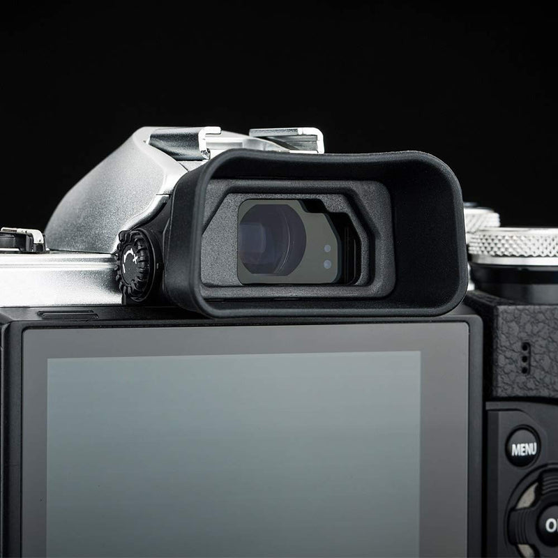 Soft Silicon Camera Viewfinder Eyecup Eyepiece Eyeshade for Olympus OM-D E-M10 Mark IV III II & E-M5 Mark III II Mirrorless Camera, Replaces Olympus EP-16 EP-15 Eye Cup for Olympus E-M10 IV III II & E-M5 III II