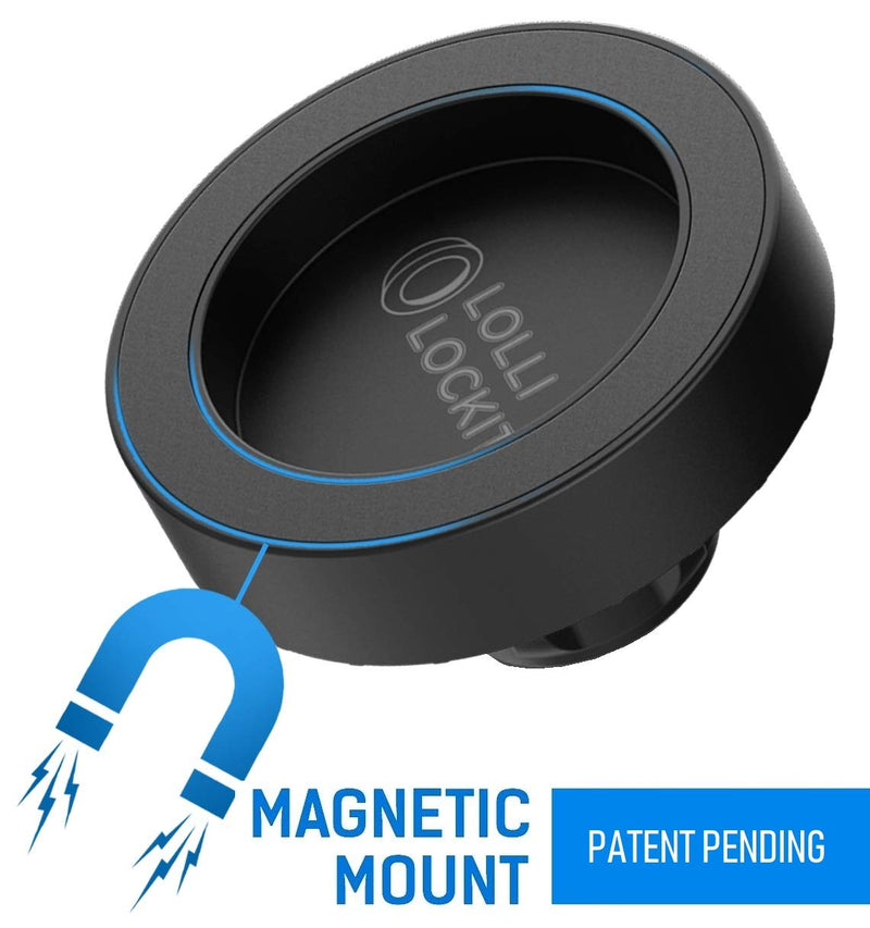 Encased LolliLockit CD Car Mount for Pop Phone Holder Grip, Magnetic Socket Holder (Patent Pending)