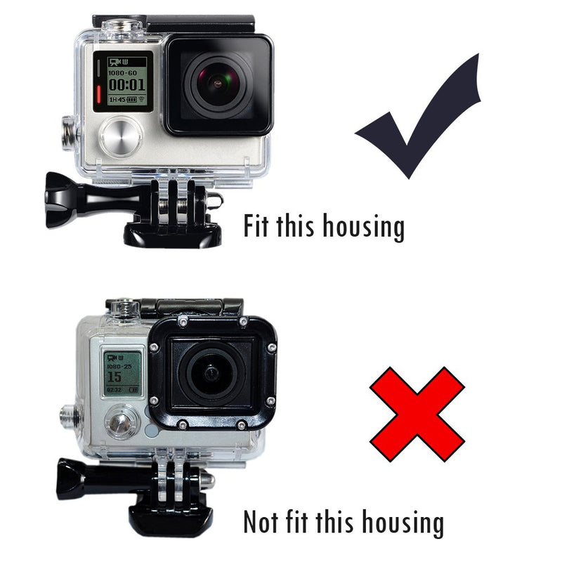 Suptig BacPac Backdoor Compatible for GoPro Hero4 Silver, Hero4 Black, Hero3+ Cameras Housing for GoPro BacPac LCD Screen Extended Battery BacPac