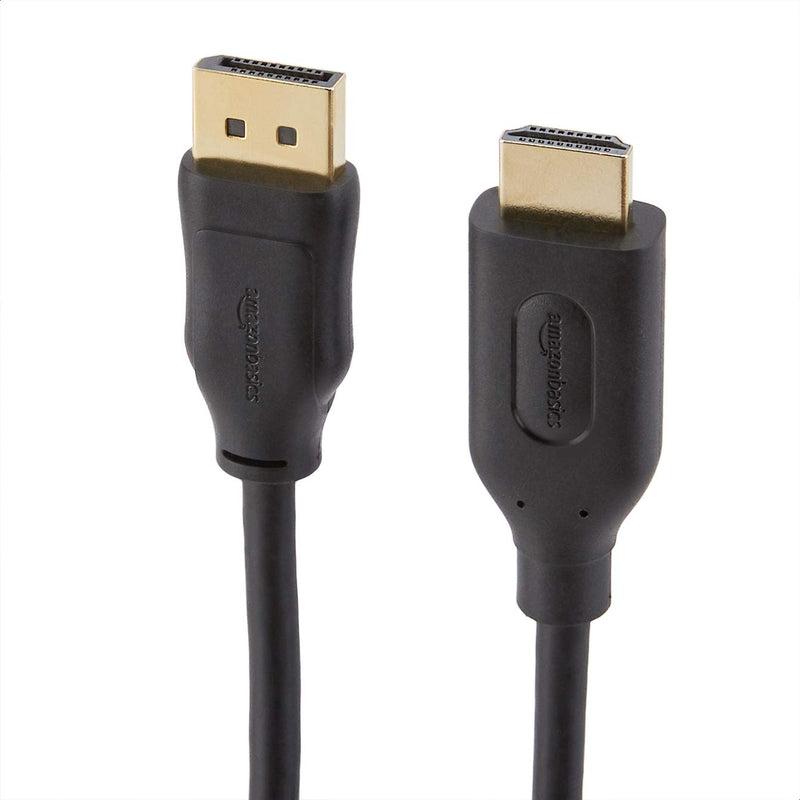 Amazon Basics Uni-Directional DisplayPort to HDMI Display Cable - 10 Feet 1-Pack Single