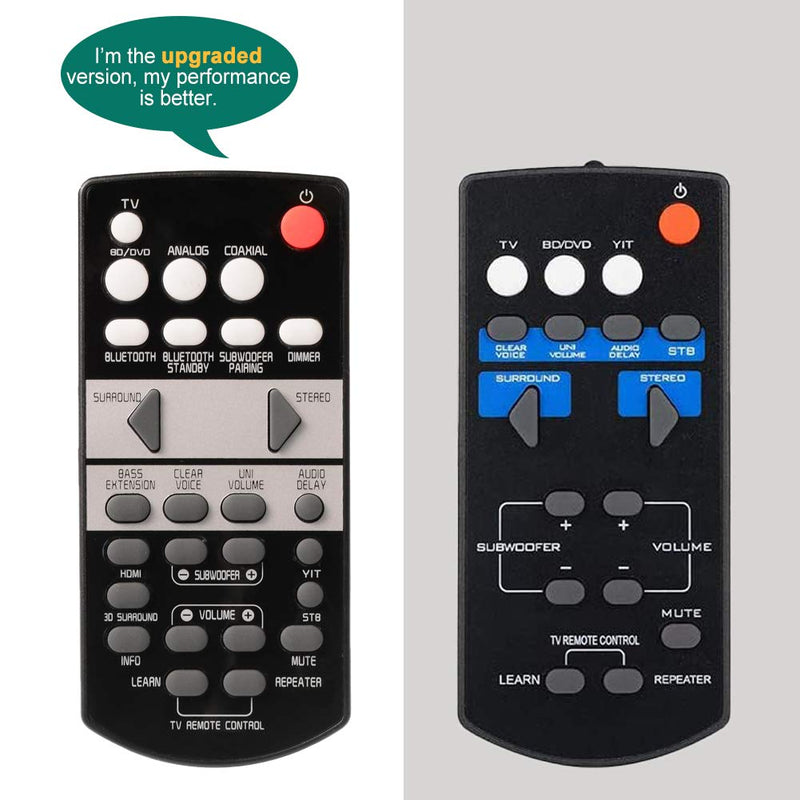 Replacement Remote Control for Yamaha YAS101BL YAS-101 YFSR60 WY57800 YAS-101BL FSR60 ATS-1010 YAS 101 YAS-201 Soundbar Replace Remote Control Audio Home Theater System Accessories