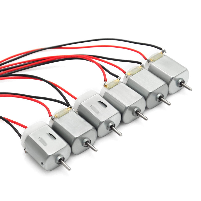 Gikfun 1.5V-6V Type 130 Miniature DC Motors for Arduino Hobby Projects DIY (Case Pack of 6) EK1450