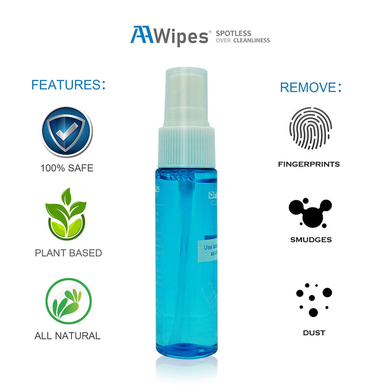 AAWipes Professional Camera Cleaning Kit (8-in-1) as DSLR Cleaning Kit, APS-C & Full Frame Cleaning Kit, Mirrorless Sensor Cleaning Kit - w/Lens Cleaner, Sensor Swabs, Cloths, Air Blower & Lens Brush