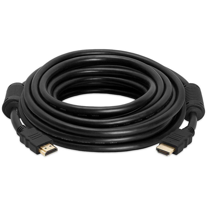 Cmple - 470N HDMI Cable with Ferrite Cores 28 AWG - 25FT High Speed HDMI Cord with Ethernet, Supports (4K, 1080p Full HD, UHD, Ultra HD, 3D, ARC, PS4, Xbox, HDTV) - 25 Feet, Black