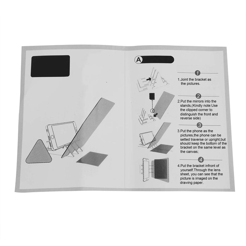 Optical Tracing Board Painting Copying Drawing Board Panel Reflection Projector Sketching Copy Pad Mirror Sketch Art Tool Toy for Students Artists Beginners