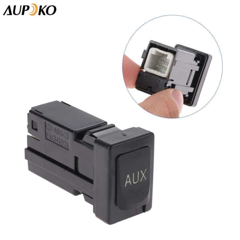 Aupoko 86190-02010 Aux Port, Auxiliary Stereo Adapter, Fits for Toyota Avalon, Corolla, Highlander, RAV4, Sequoia, Sienna, Tacoma, Tundra
