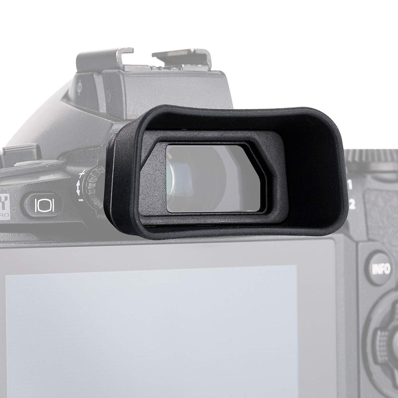 JJC KIWIFOTOS Ergonomic Long Camera Eyecup for Olympus E-M1 / E-M1 Mark II, EM1 Eye Cup, EM1 Mark II Eye Piece, Replaces Olympus EP-13 EP-12, Soft Silicone, 47x25x19mm for Olympus EP13