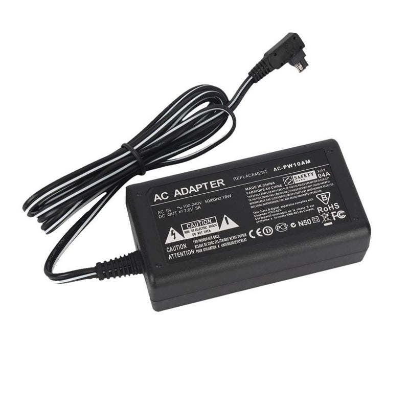 RivenAn AC-PW10AM Replacement Camera AC Power Adapter for Sony A230,A290,A330,A380,A390,A58-,A550,A900