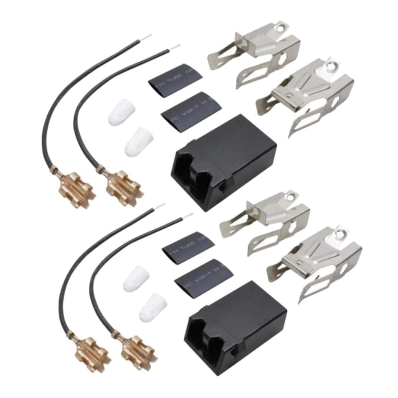 2Sets Universal Range Stove Element Plug Receptacle Block 330031 For Whirlpool Kenmore Electric Stove Range Burner Receptacle Kit AP3075808, PS340571,RR109 5301167733