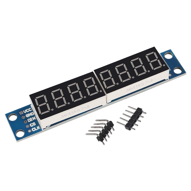 ACEIRMC 6pcs MAX7219 8-Digital 7-Segment Display Module LED Display Tube for Arduino MCU/51/AVR/STM32 Raspberry Pi ESP8266 Nodemcu