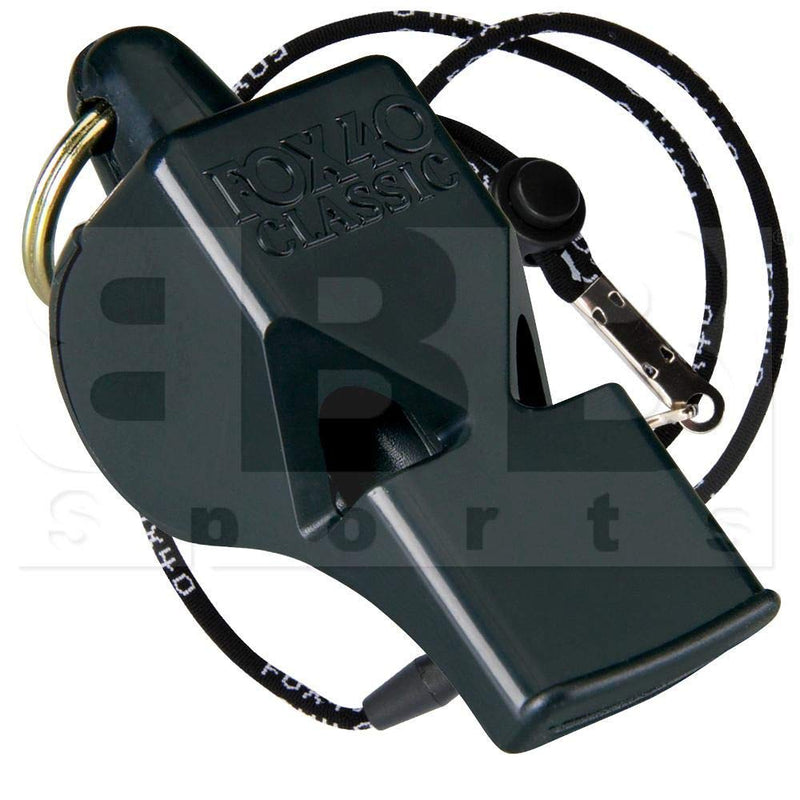 Cartasport Unisex's Fox 40 Referee's Wrist Straps Whistle, Black