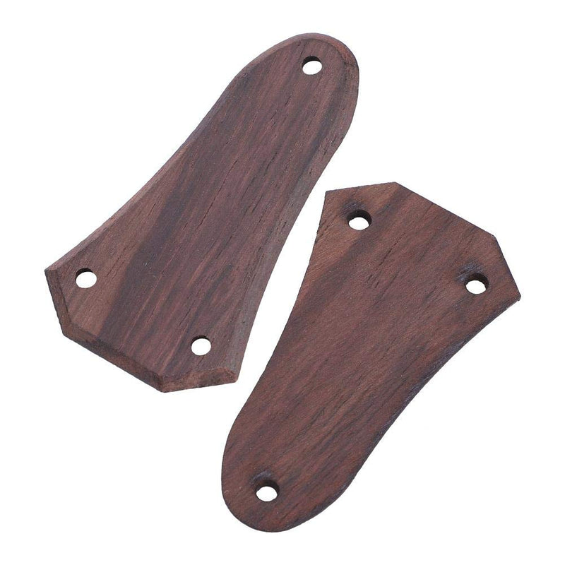 Vbestlife Guitar Truss Rod Cover, 3 Holes Rosewood Truss Rod Cover for Guitar Parts Accessory