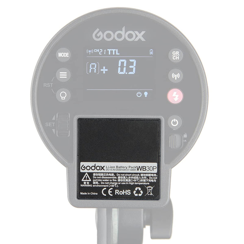 Godox WB30P Rechargeable Lithium Battery Pack for Godox AD300Pro Strobe Flash