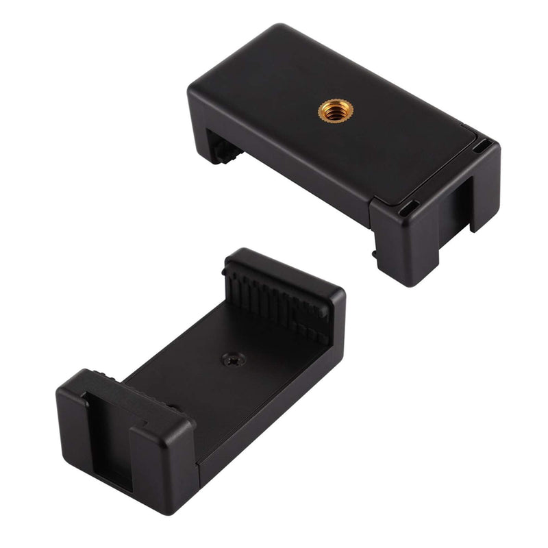 Vidpro CL-2 Tripod Mountable Smart Phone Clamp Cradle with Cold Shoe Mount. 1/4-20 Socket Attaches to Tripods, Monopods, Spring Clamp Accepts Phones up to 4 Inches Wide. Mount Lights, Microphones.