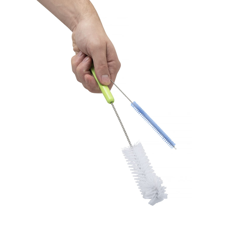 Wekler Falls Hydrometer Test Cup - Stainless Steel, Durable, Reusable - Complete with 2 Cleaning Brushes