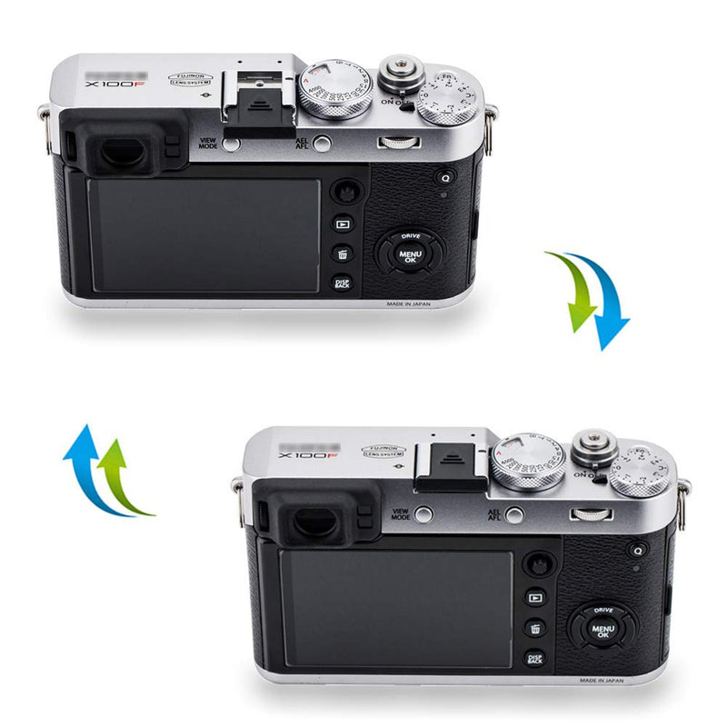 JJC 2 PCS Camera Hot Shoe Cover Cap Protector for Fujifilm Fuji X-E4 X-E3 X-S10 X-T4 X-T3 X-T30 II X-T30 X-T20 X-PRO3 X-PRO2 X100V X100S X-T200 X-T100 X-A10 X-A5 X-H1 GFX100 GFX50S & More -Black 2 Pack Black