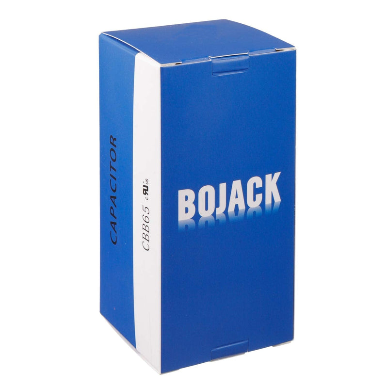 BOJACK 60+7.5 uF 60/7.5 MFD ±6% 370/440 V AC CBB65 Dual Run Circular Start Capacitor for AC Motor Run or Fan Start or Condenser Straight Cool or Heat Pump Air Conditioner