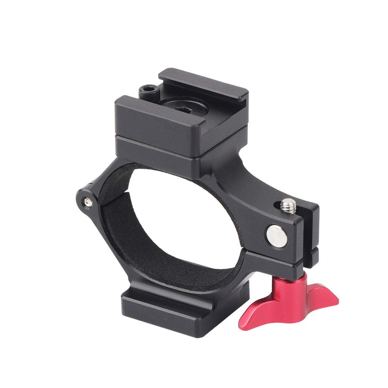AFVO Ring Hot Shoe Adapter for DJI om 4 (Osmo Mobile 4), Osmo Mobile 3, Osmo Mobile 2 and Osmo Mobile 1, Adapter for Microphone and Light