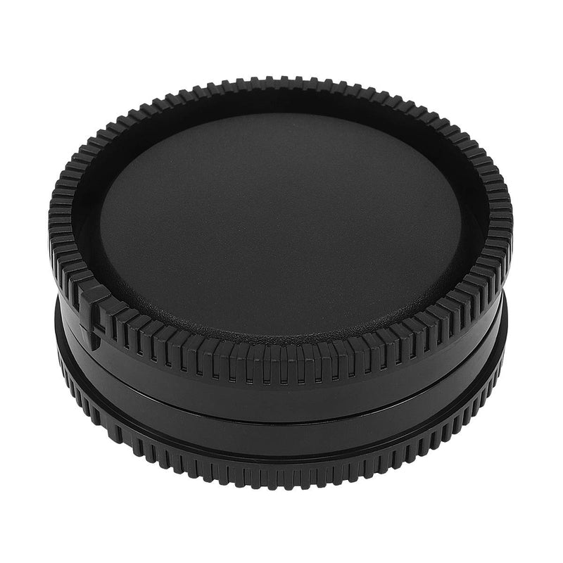 Haoge Camera Body Cap and Rear Lens Cap Cover Kit for Sony E NEX Mount Camera Lens Such as a5100 a6000 a6100 a6400 a6500 a6600 A7 A7R A7S A7II A7RII A7SII A7III A7RIII A7RIV A9 A9II FS5 FS7 VG30 for Sony E Mount